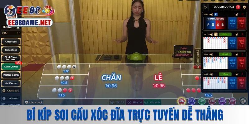 Bí kíp soi cầu xóc đĩa trực tuyến dễ thắng